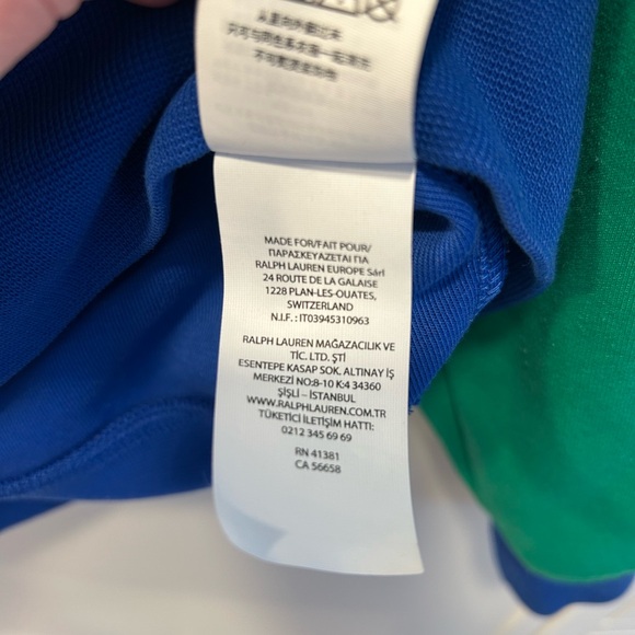 Polo Ralph Lauren Colorblock Hoodie Men’s Large Blue Red Logo - Picture 3 of 6